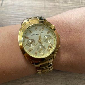 Michael Kors MidSize Chronograph Gold-tone Unisex